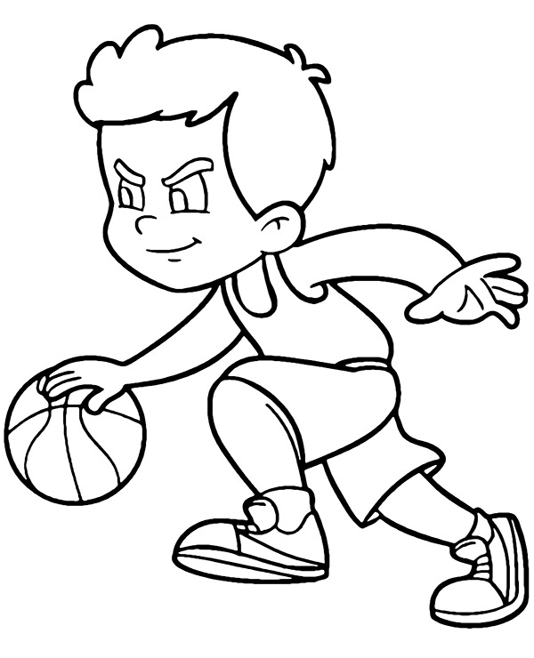 Dibujos para colorear e imprimir Basketball