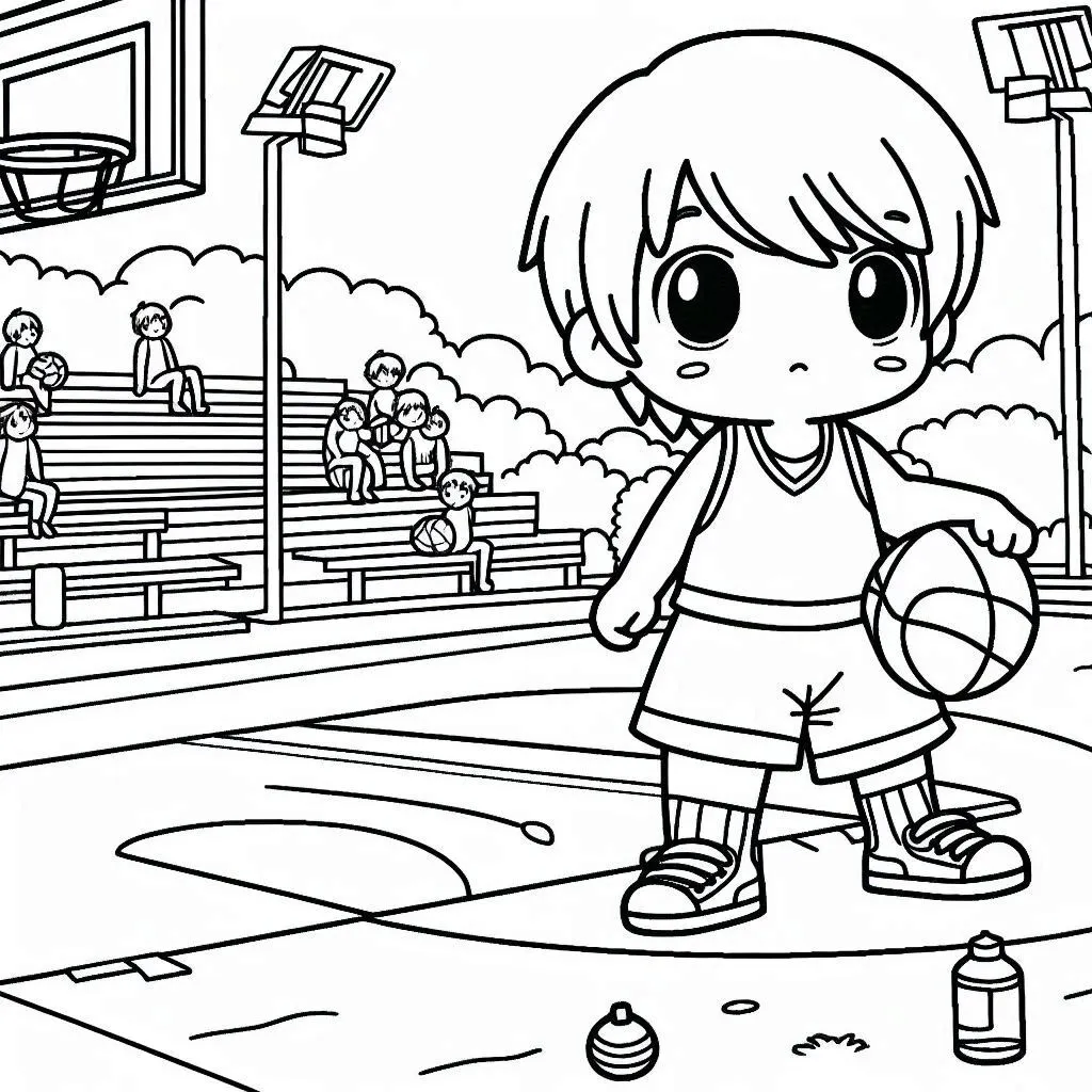 Dibujos para colorear e imprimir Basketball