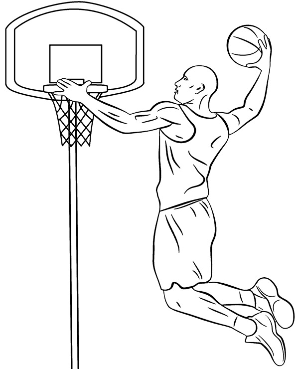 Dibujos para colorear e imprimir Basketball