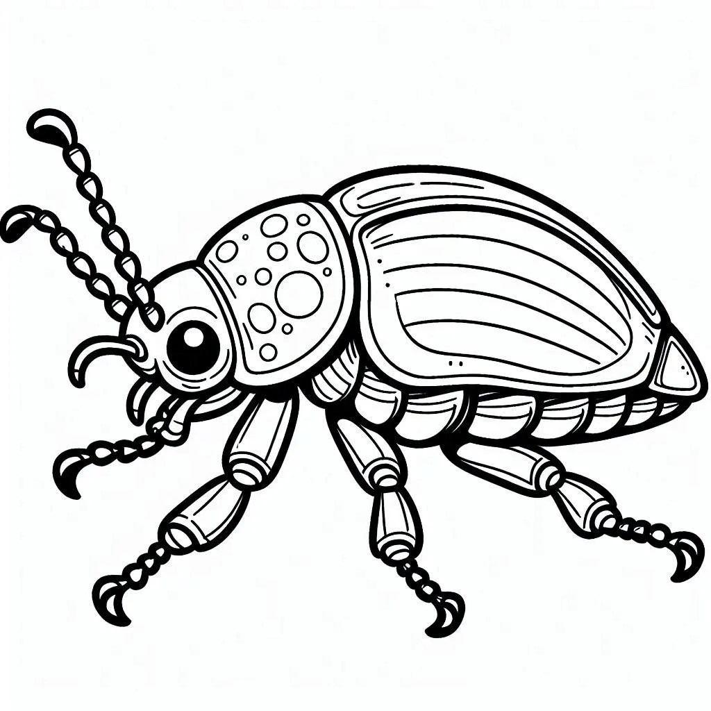 Dibujos para colorear e imprimir Beetle