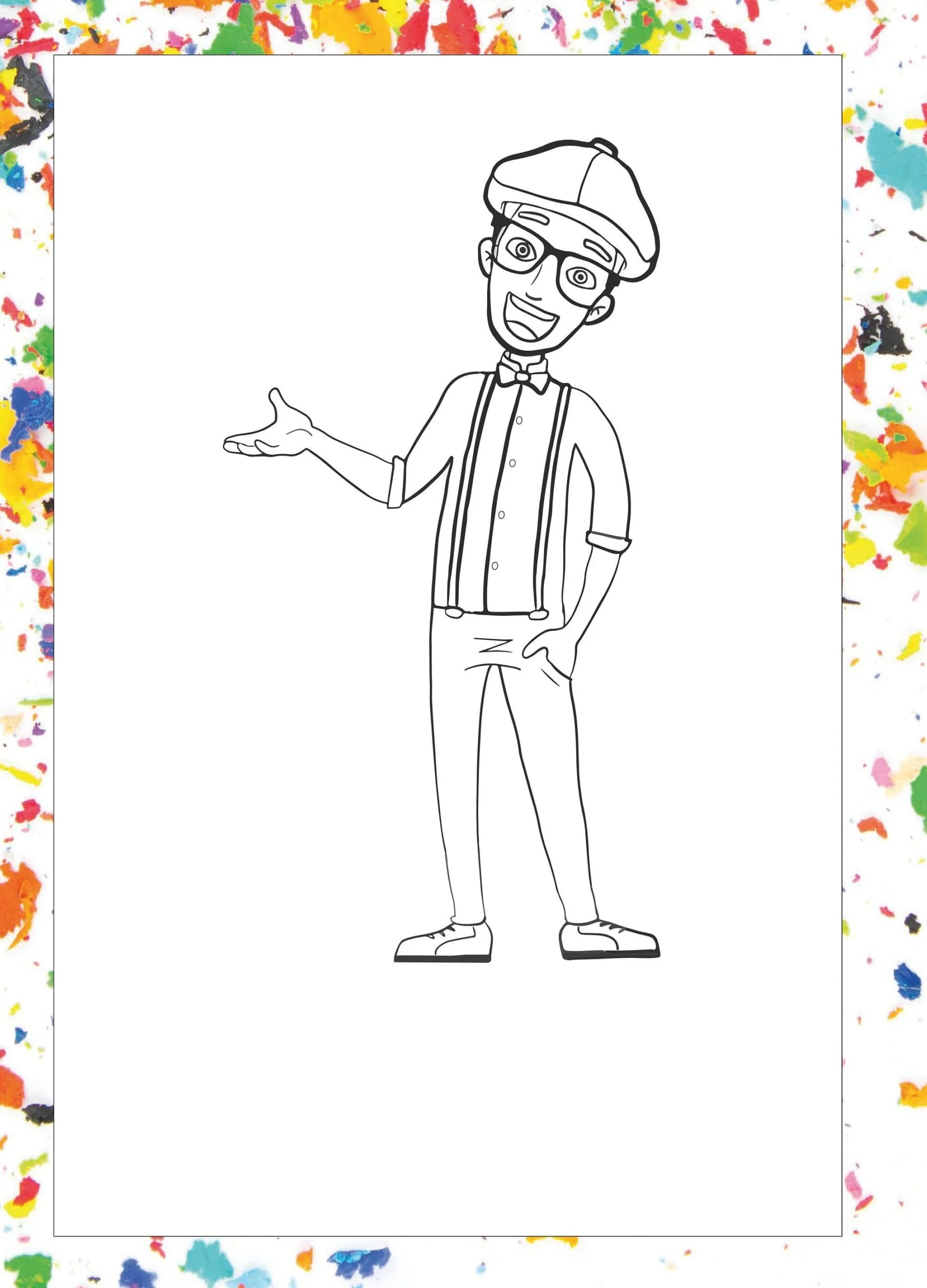 Dibujos para colorear e imprimir Blippi