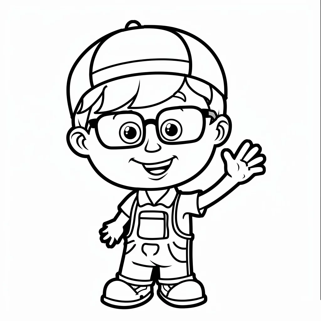 Dibujos para colorear e imprimir Blippi