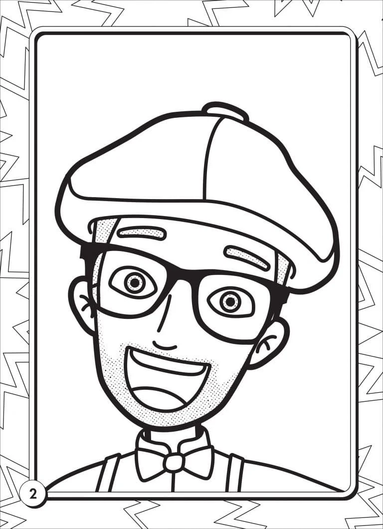 Dibujos para colorear e imprimir Blippi