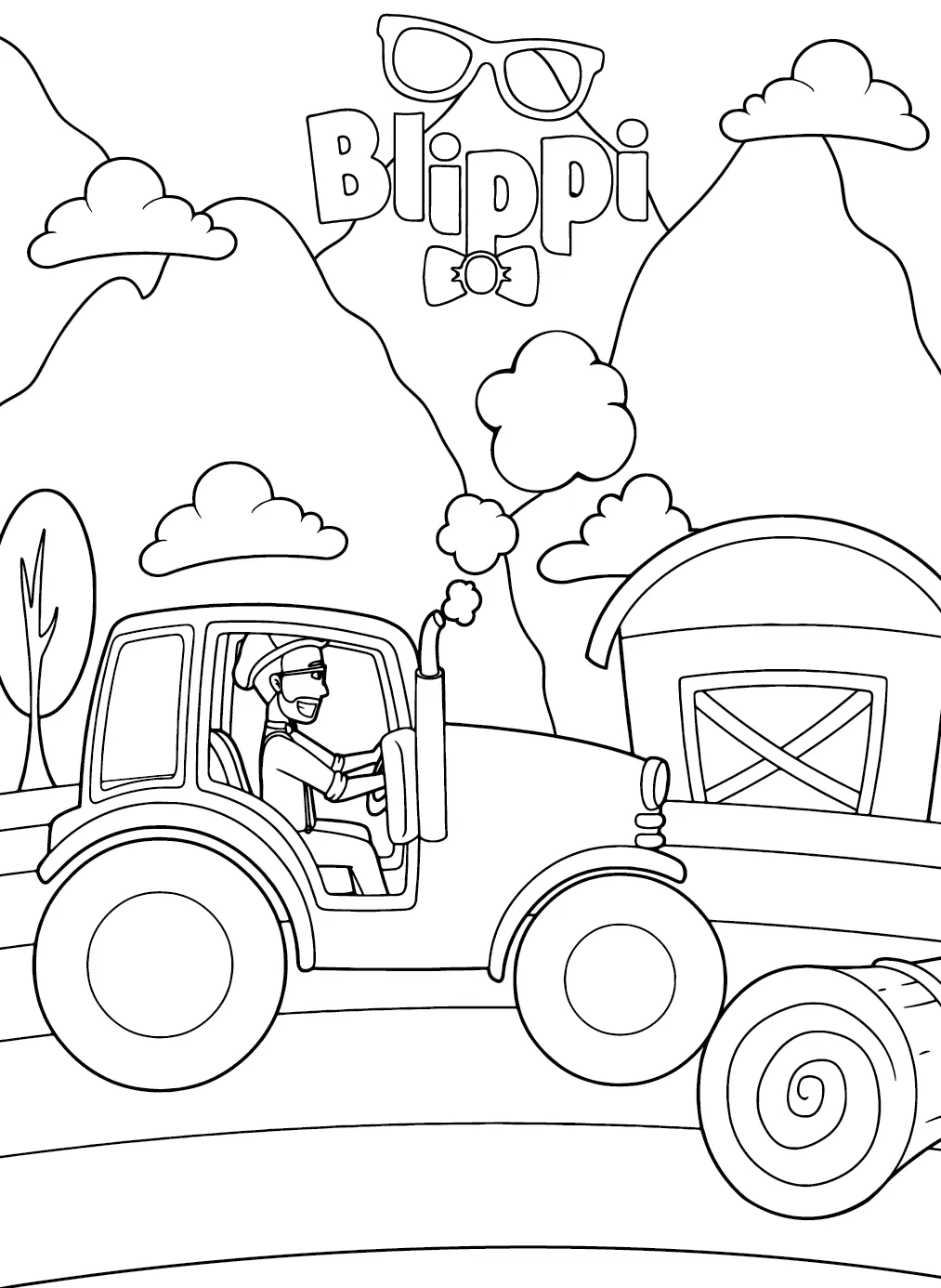 Dibujos para colorear e imprimir Blippi