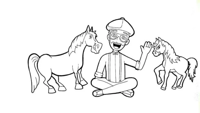 Dibujos para colorear e imprimir Blippi