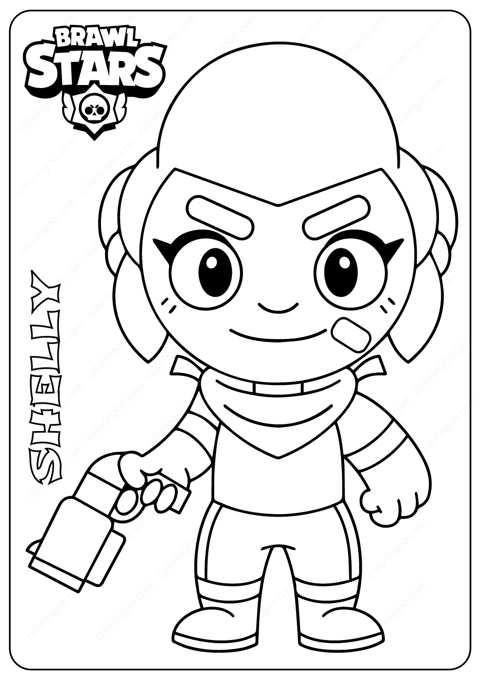 Dibujos para colorear e imprimir Brawl Stars