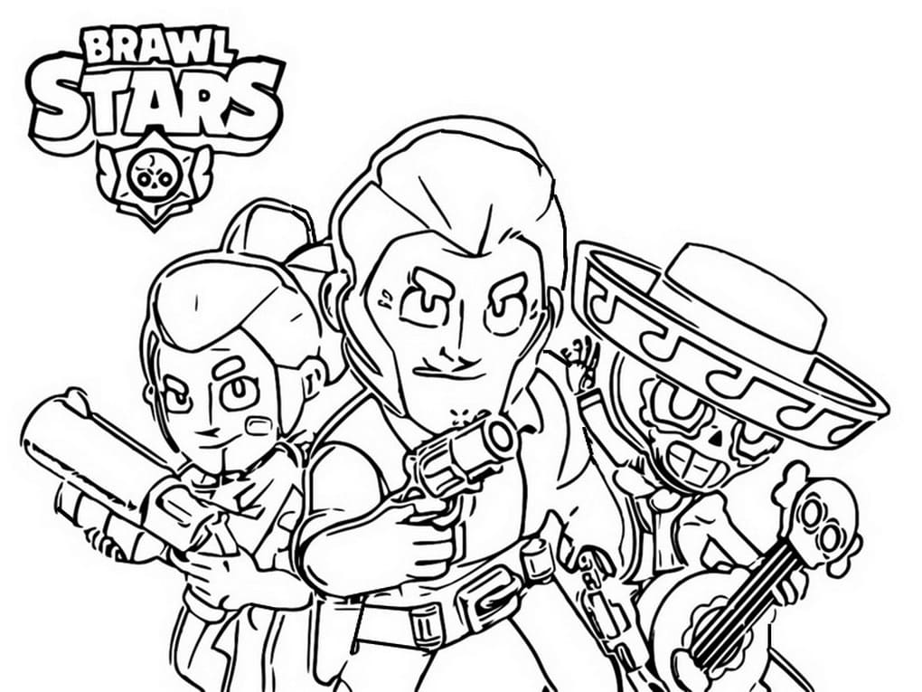 Dibujos para colorear e imprimir Brawl Stars