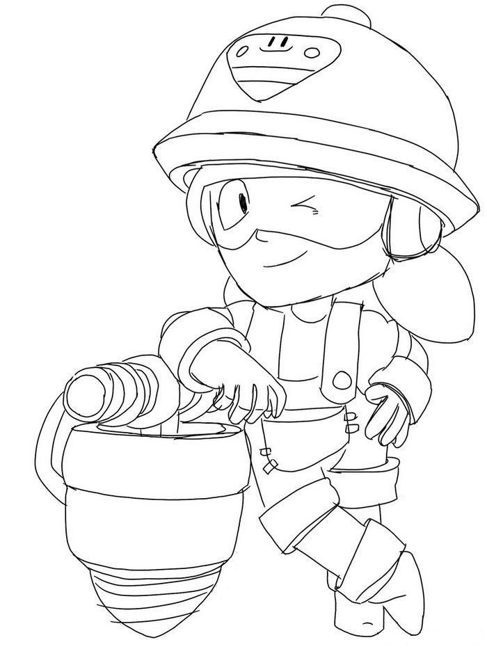 Dibujos para colorear e imprimir Brawl Stars