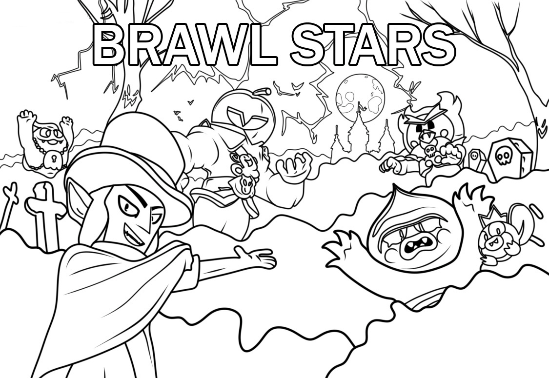 Dibujos para colorear e imprimir Brawl Stars