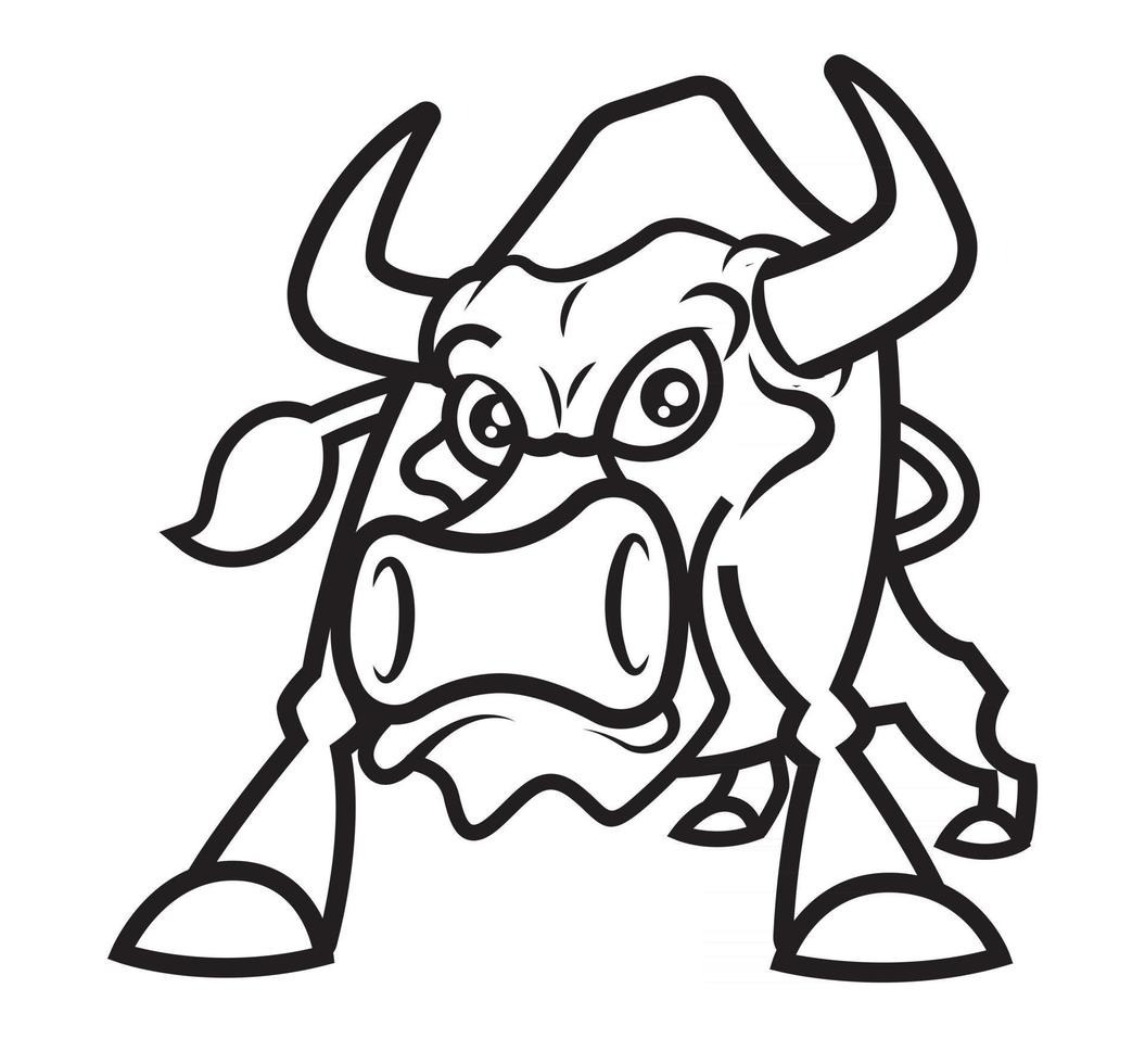 Dibujos para colorear e imprimir Bull