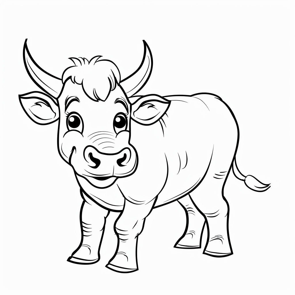 Dibujos para colorear e imprimir Bull