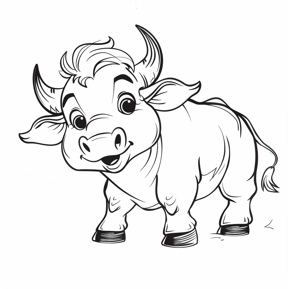 Dibujos para colorear e imprimir Bull