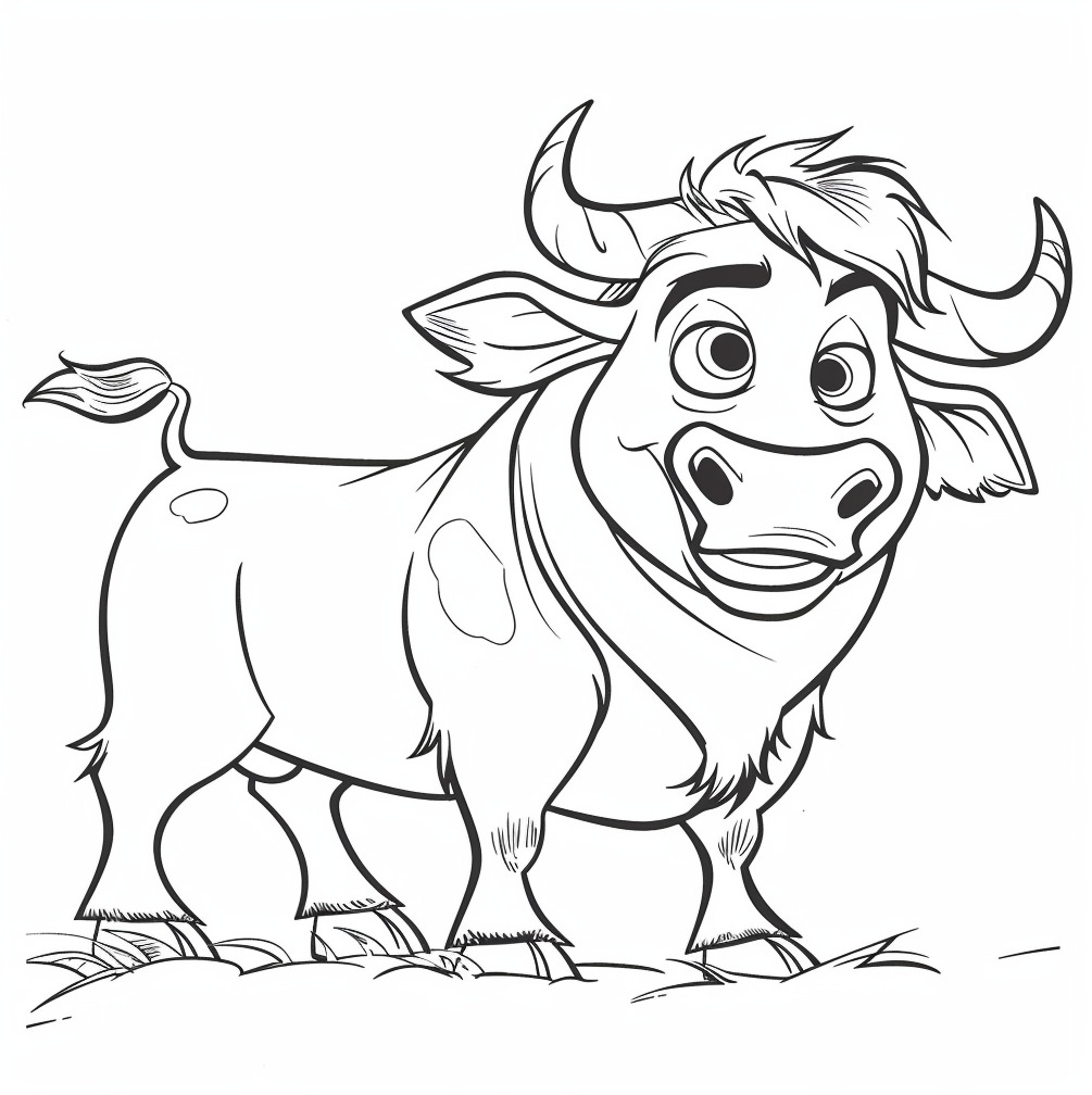 Dibujos para colorear e imprimir Bull