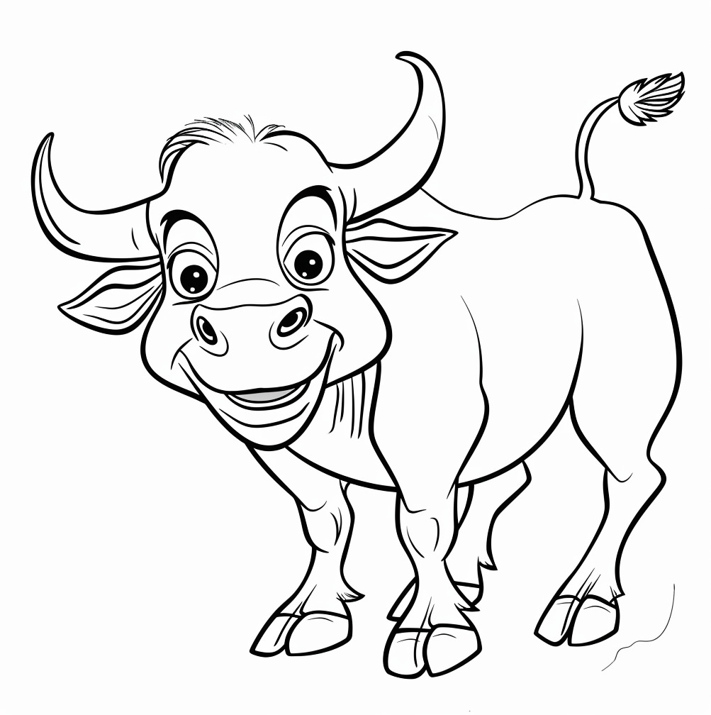 Dibujos para colorear e imprimir Bull