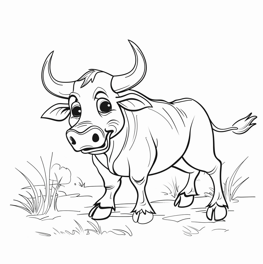 Dibujos para colorear e imprimir Bull