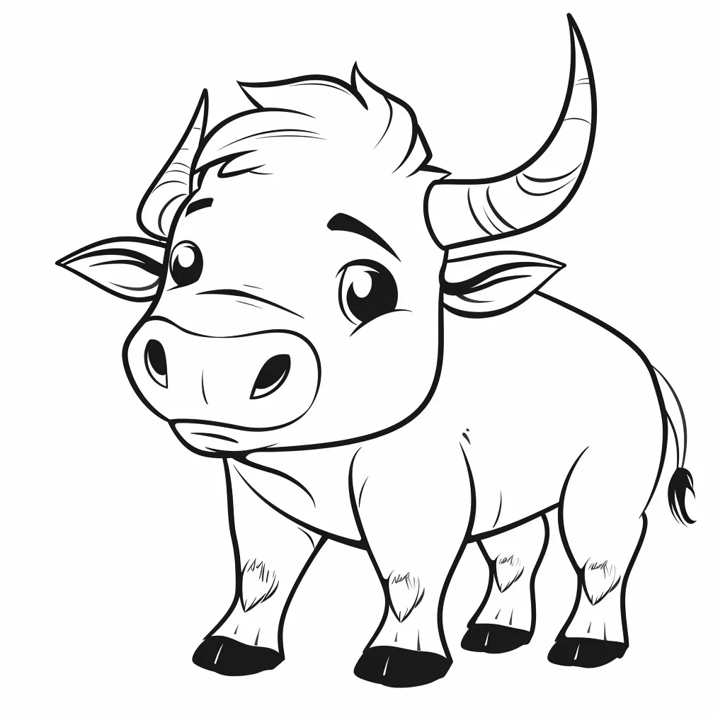 Dibujos para colorear e imprimir Bull