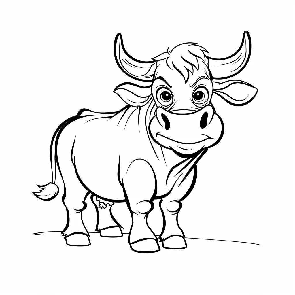 Dibujos para colorear e imprimir Bull