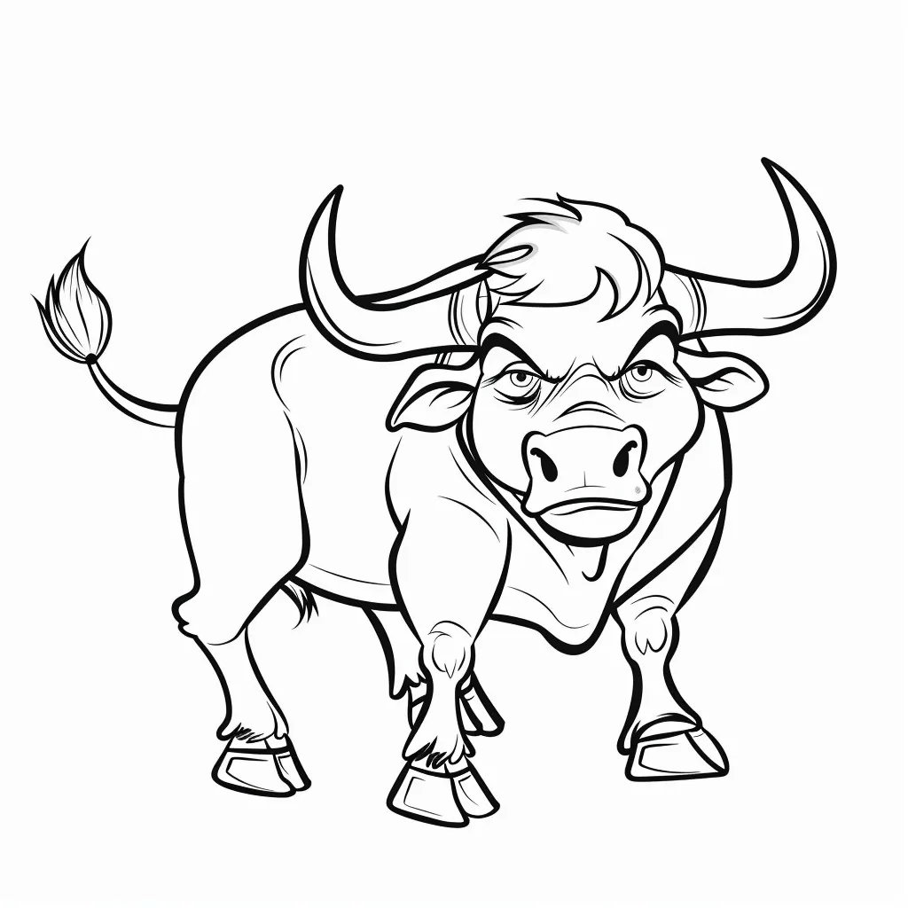 Dibujos para colorear e imprimir Bull