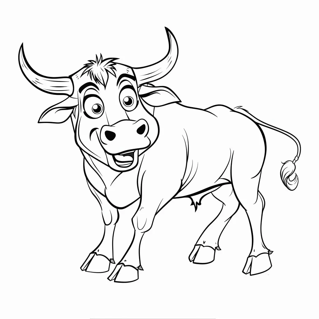 Dibujos para colorear e imprimir Bull