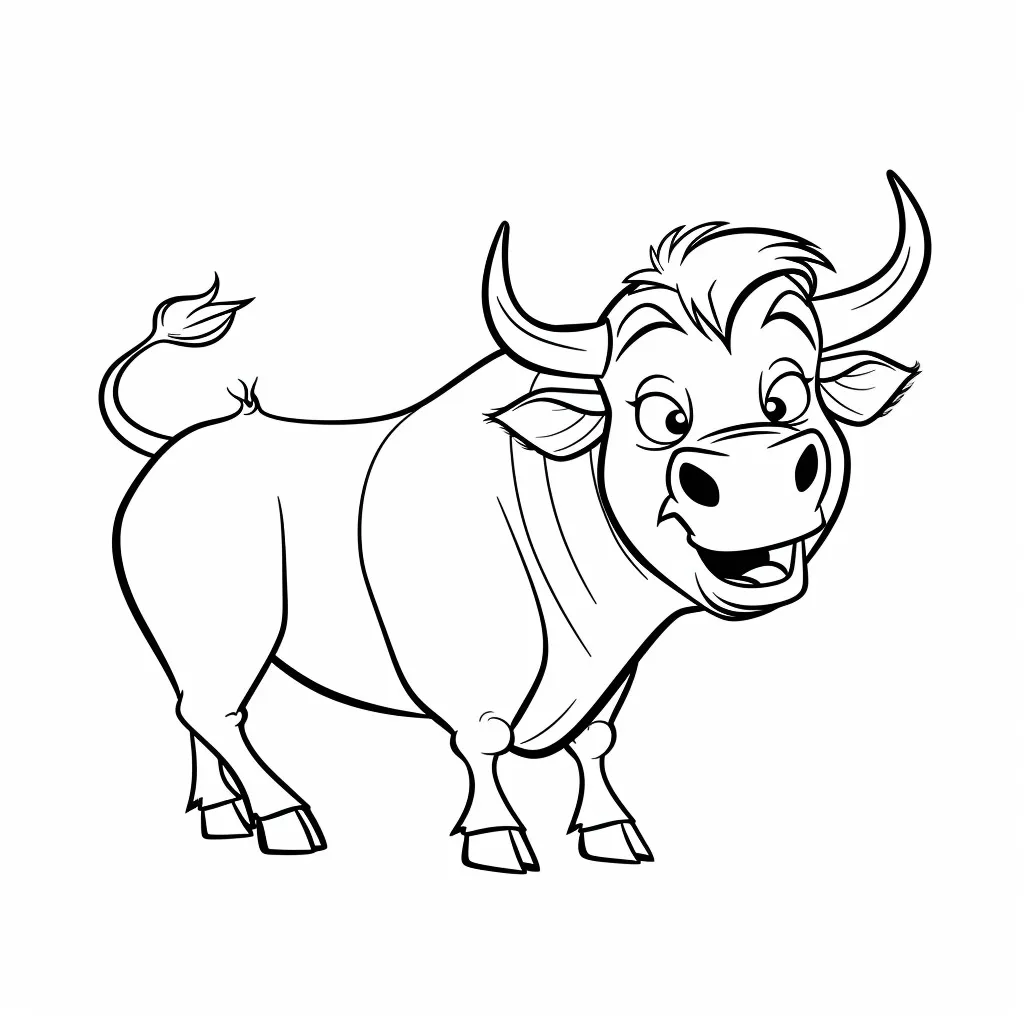 Dibujos para colorear e imprimir Bull