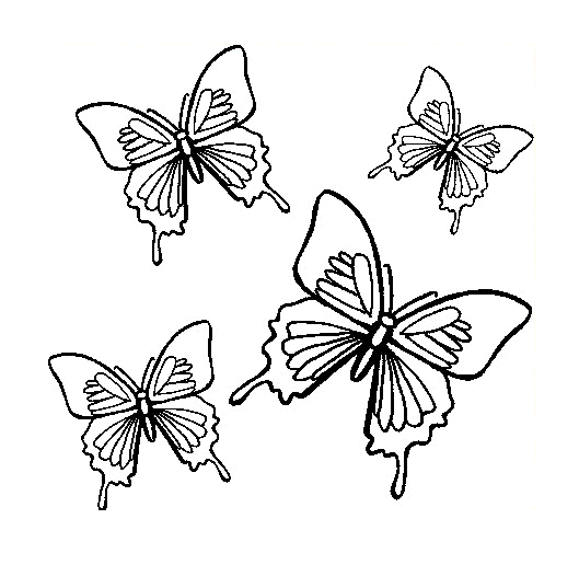 Dibujos para colorear e imprimir Butterflies