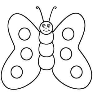 Butterflies coloring pages 11