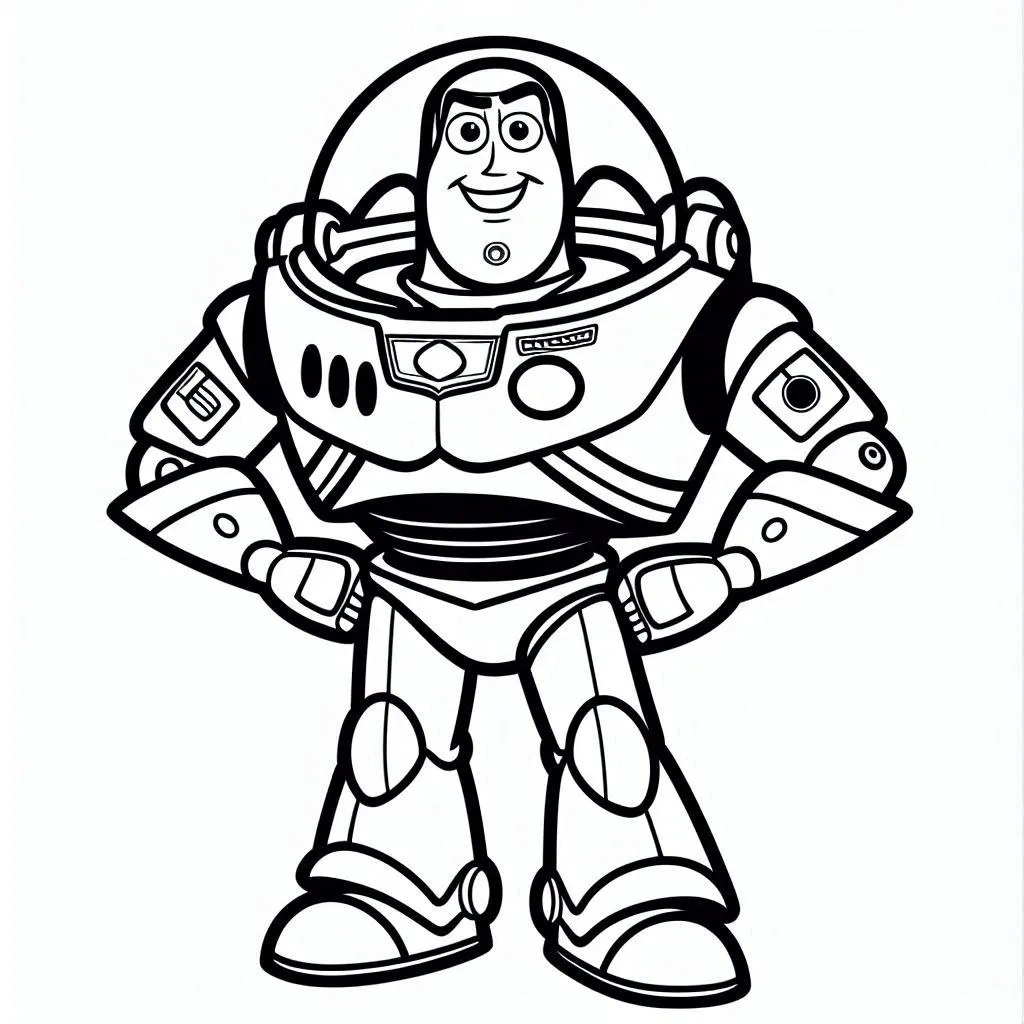 Dibujos para colorear e imprimir Buzz Lightyear