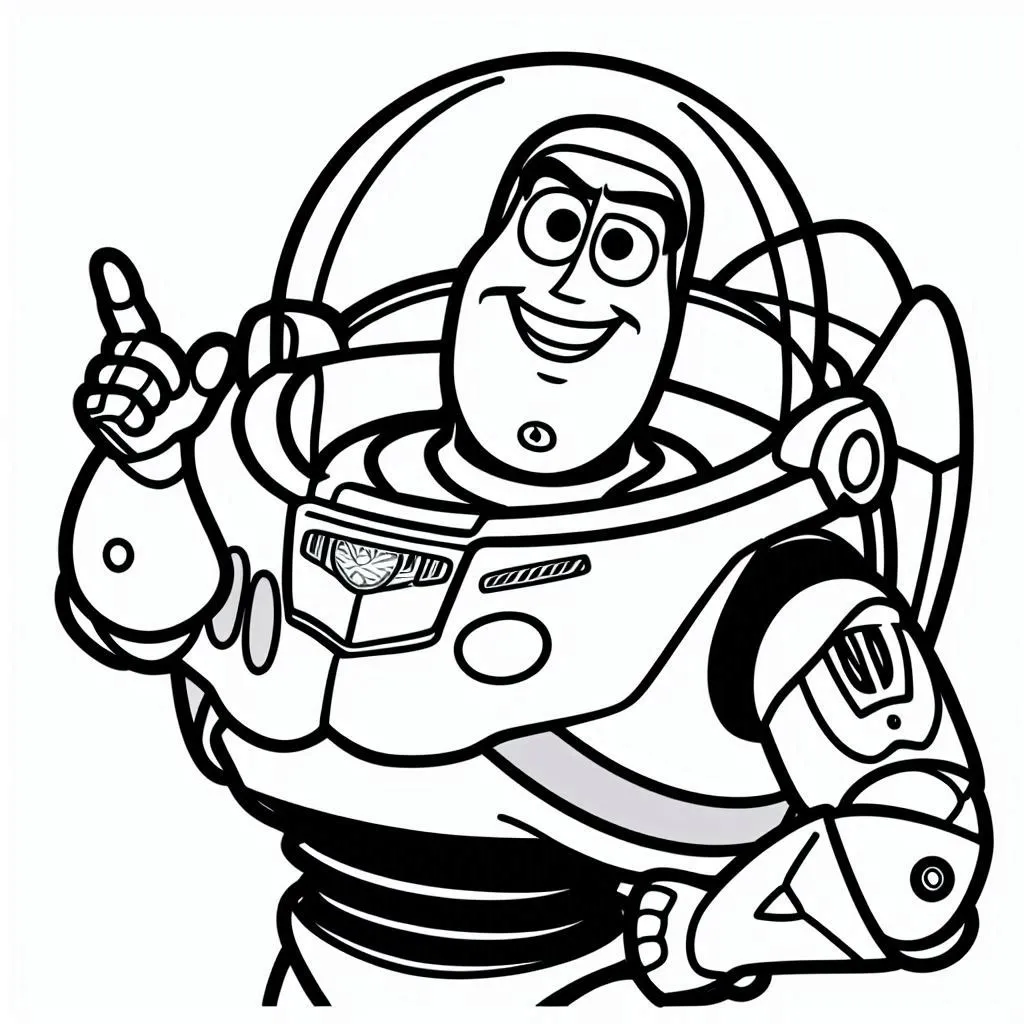 Dibujos para colorear e imprimir Buzz Lightyear