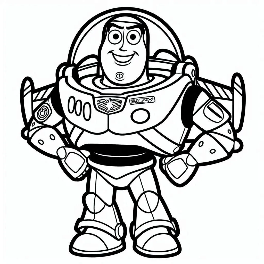 Dibujos para colorear e imprimir Buzz Lightyear