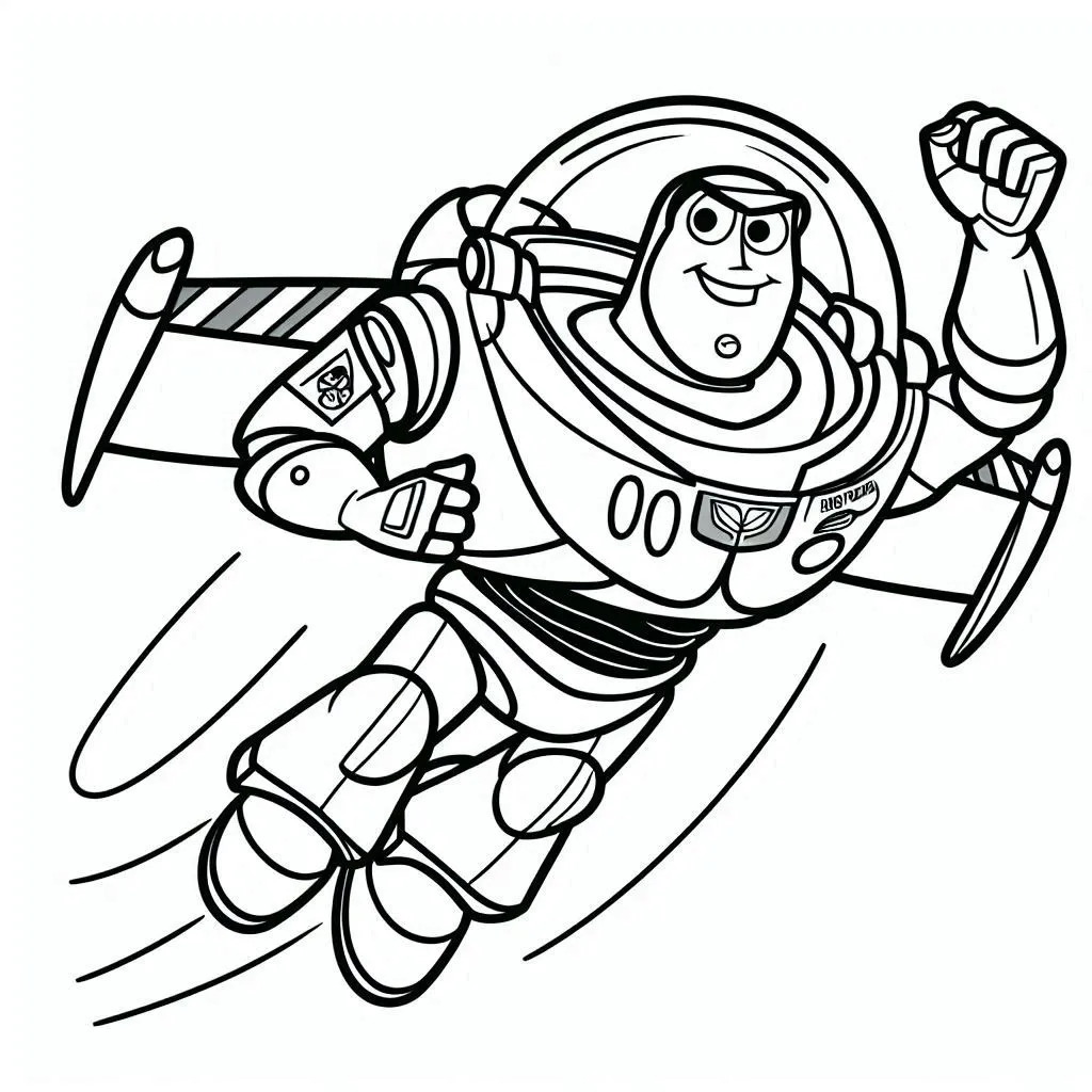 Dibujos para colorear e imprimir Buzz Lightyear