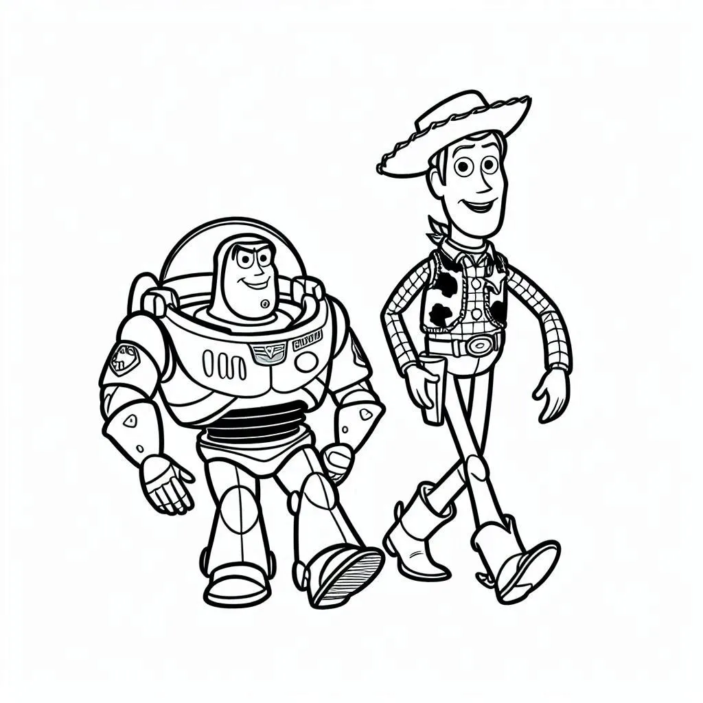 Dibujos para colorear e imprimir Buzz Lightyear