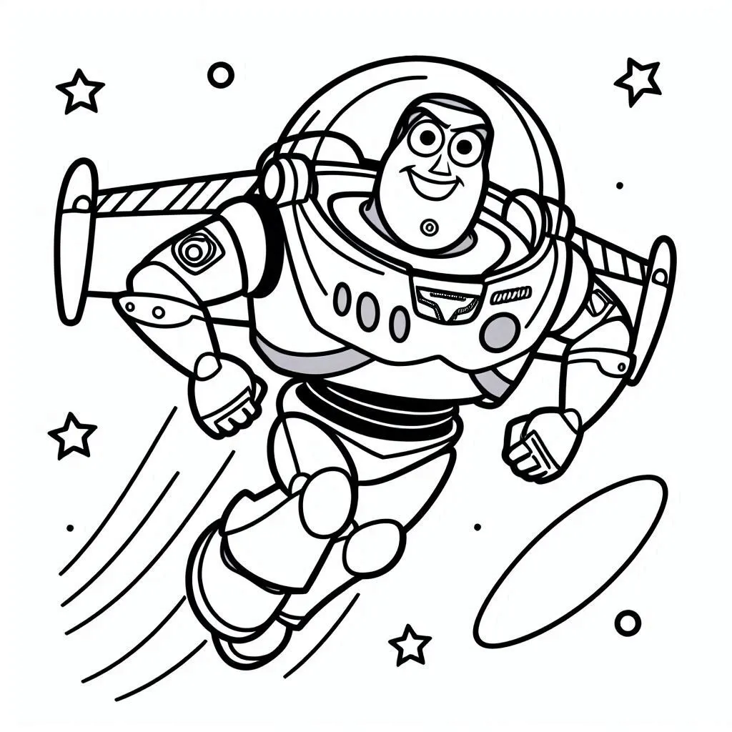 Dibujos para colorear e imprimir Buzz Lightyear