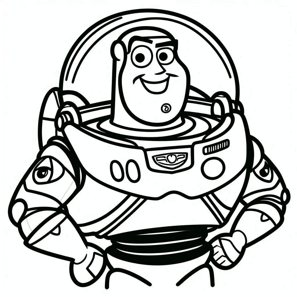 Dibujos para colorear e imprimir Buzz Lightyear