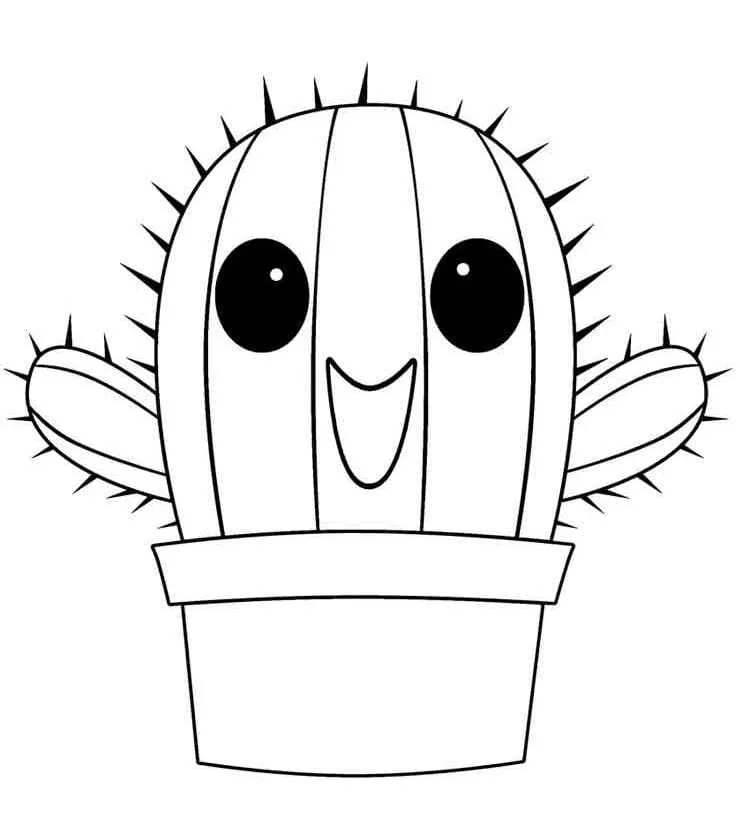 Dibujos para colorear e imprimir Cactus