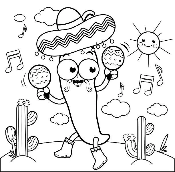 Dibujos para colorear e imprimir Cactus