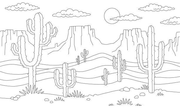 Dibujos para colorear e imprimir Cactus