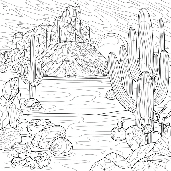 Dibujos para colorear e imprimir Cactus