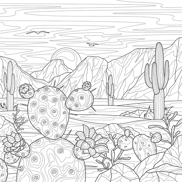 Dibujos para colorear e imprimir Cactus