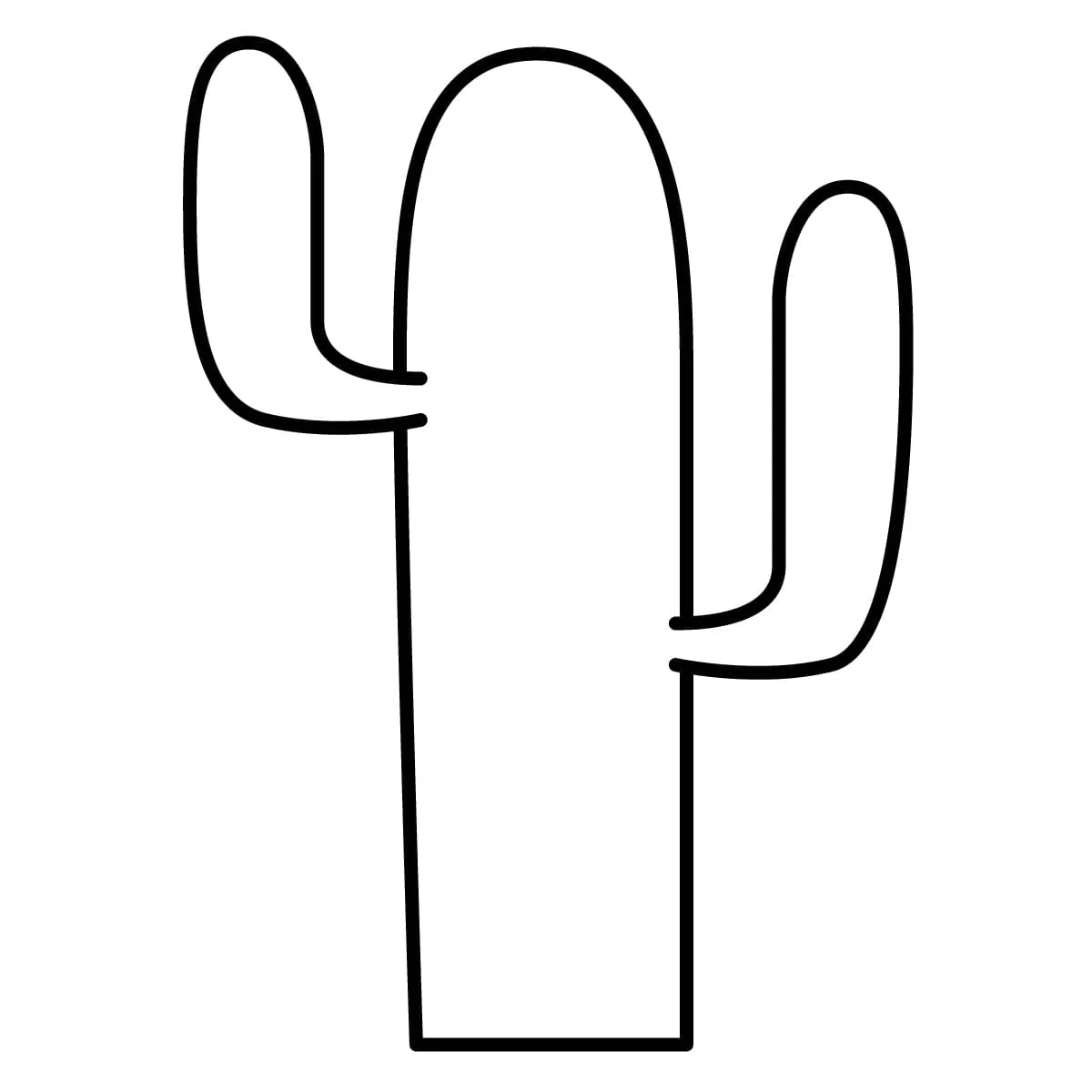 Dibujos para colorear e imprimir Cactus