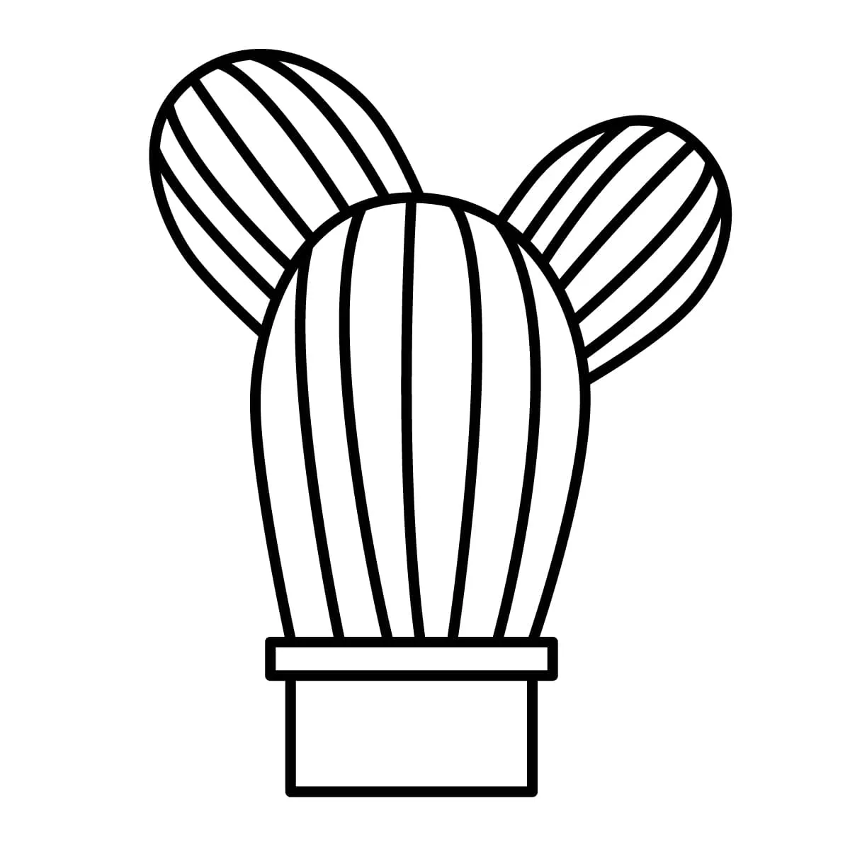 Dibujos para colorear e imprimir Cactus