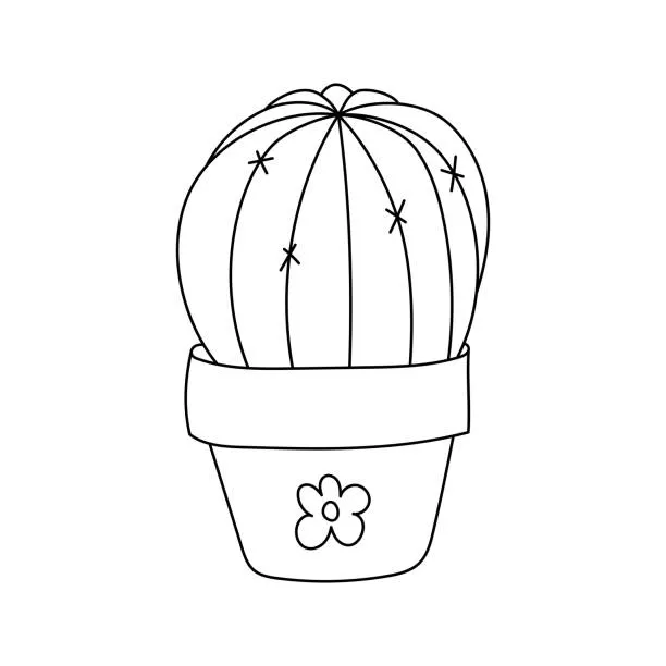 Dibujos para colorear e imprimir Cactus