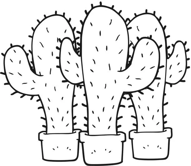 Dibujos para colorear e imprimir Cactus