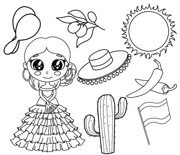 Dibujos para colorear e imprimir Cactus