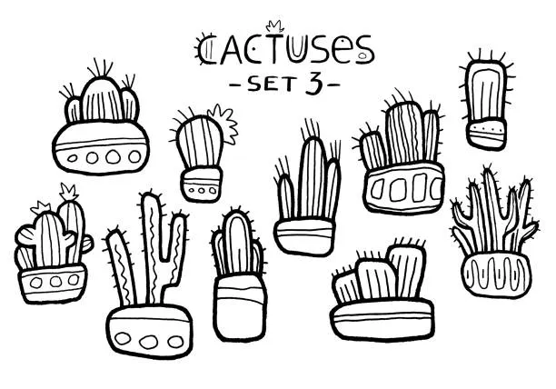 Dibujos para colorear e imprimir Cactus