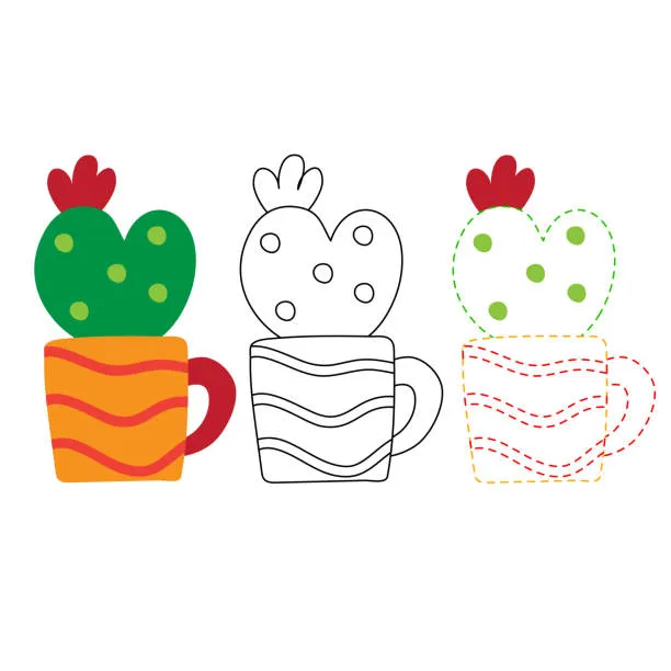 Dibujos para colorear e imprimir Cactus