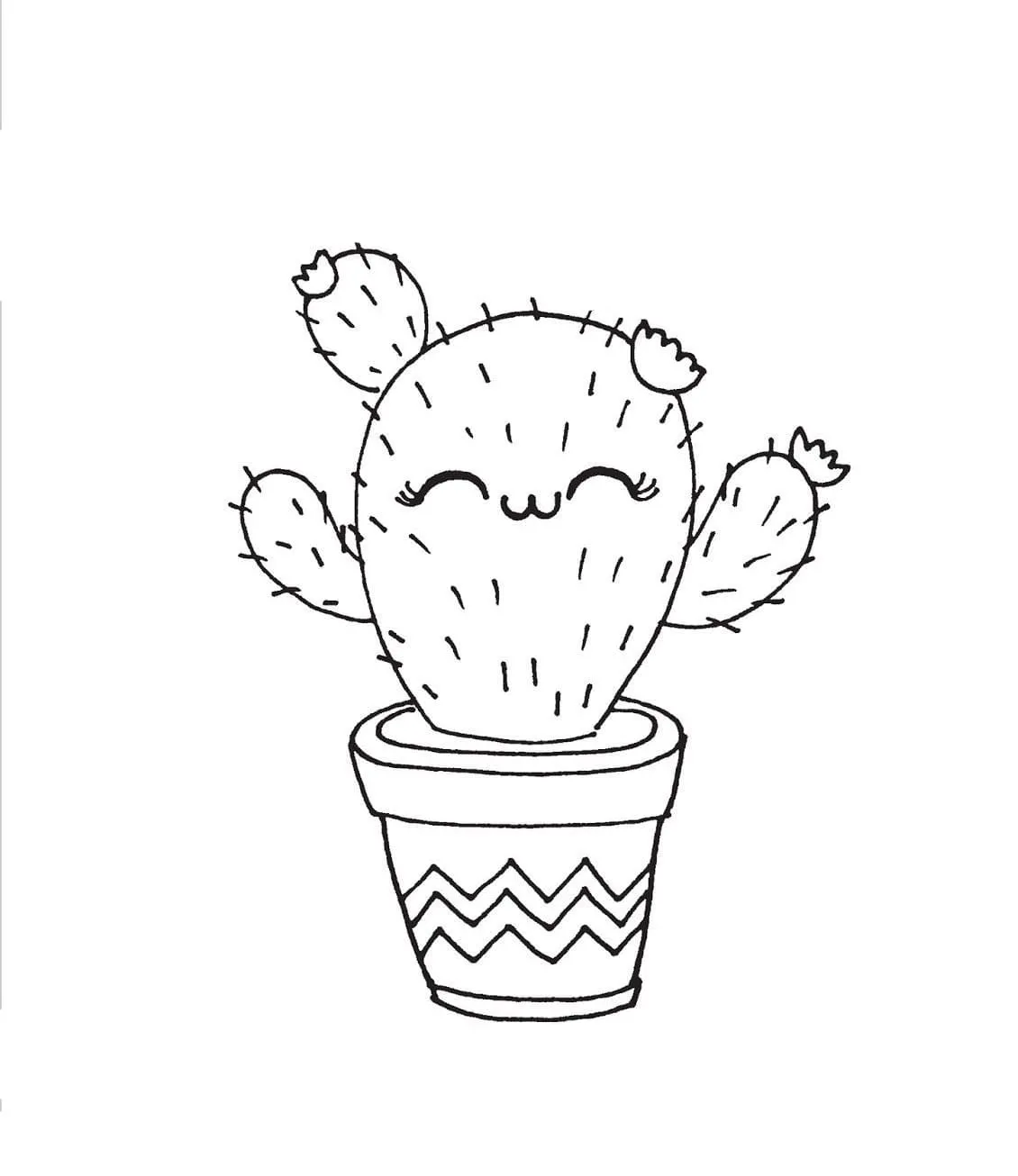 Dibujos para colorear e imprimir Cactus