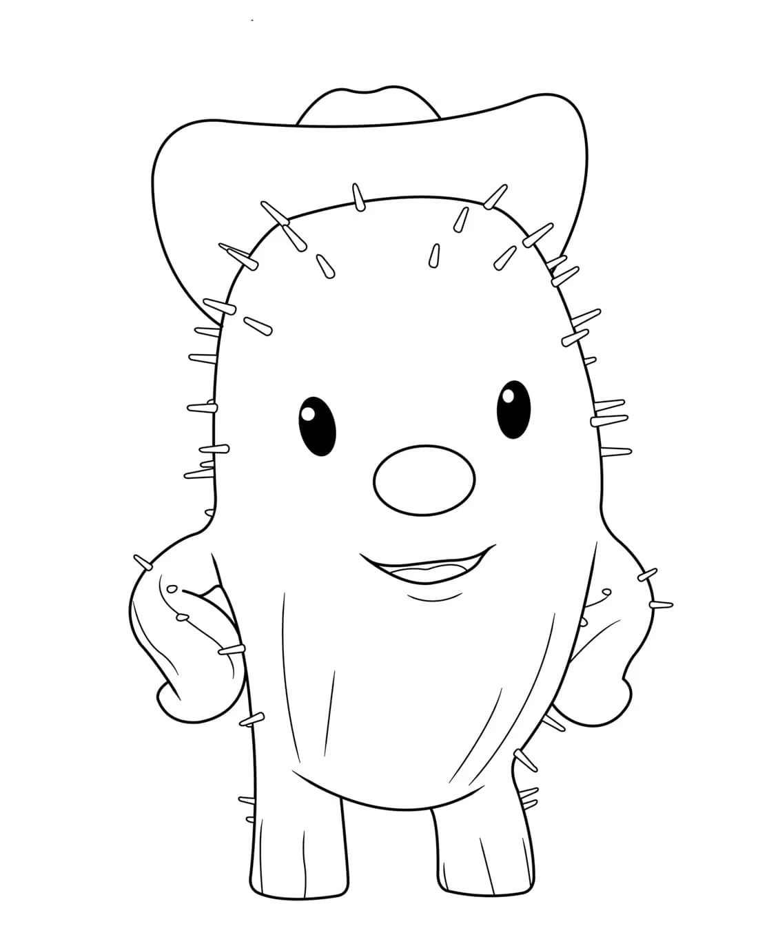 Dibujos para colorear e imprimir Cactus