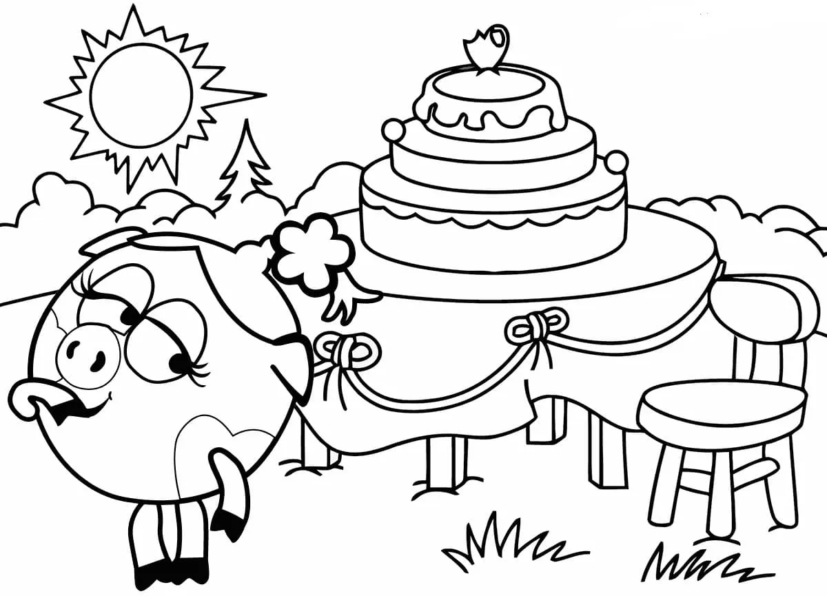 Dibujos para colorear e imprimir Cake