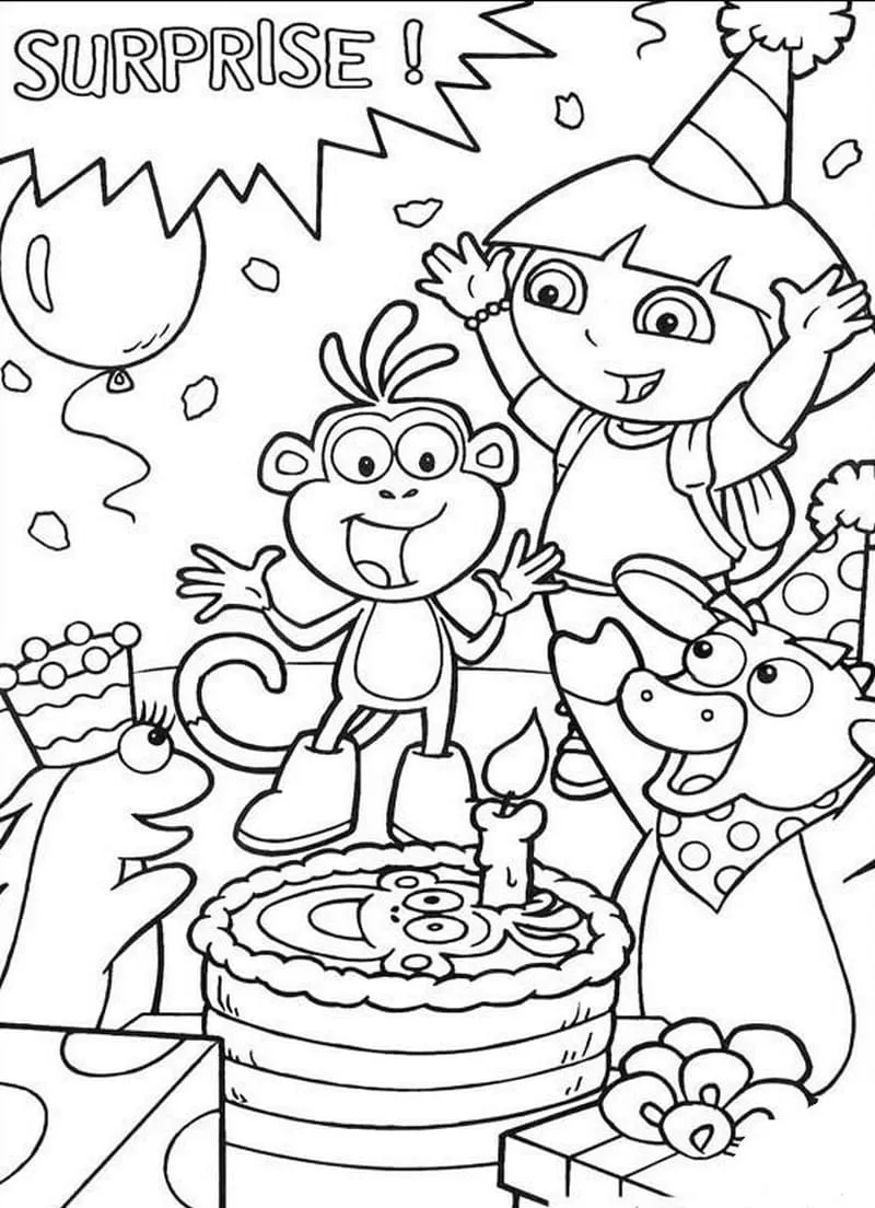 Dibujos para colorear e imprimir Cake