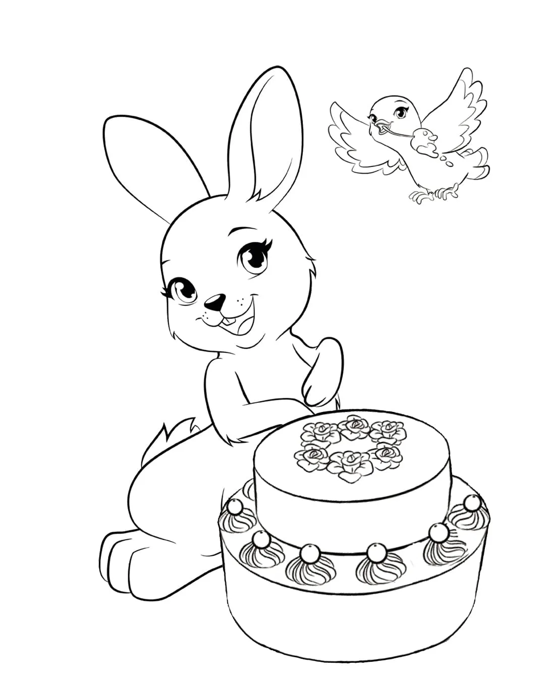 Dibujos para colorear e imprimir Cake